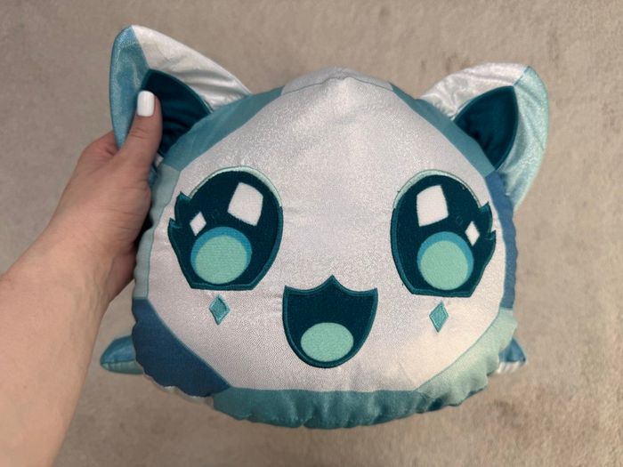 Aphmau Meemeows Blue Diamond Kitty Cats Soft Plush Large approx. 45cm. Used Please see photos