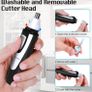 Ear and Nose Hair Trimmer Clipper, 2022 Professional Painless Eyebrow & Facial Hair Trimmer for Men Women, Battery-Operated Trimmer with IPX7 Waterproof, Dual Edge Blades for Easy Cleansing (FREE POSTAGE) Image 7