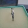 Stunning stamped 925 Sterling Silver Ladies Eternity Ring Image 6