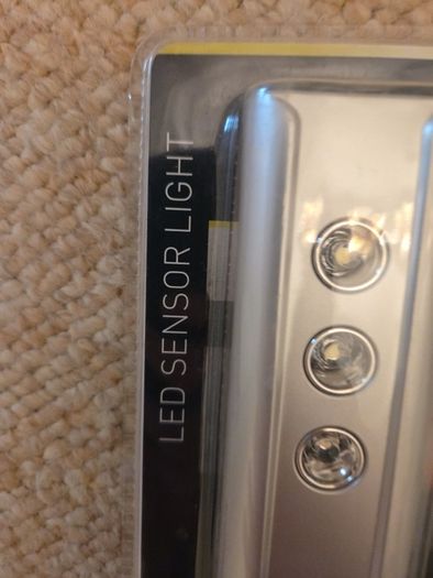 Pair of Livarnolux Silver LED Sensor Lights