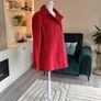 Reduced Ladies Fully Lined Red Coat from Dunnes Stores. Size UK 14 / EU 42 Image 7