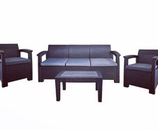 Outdoor 5 seater Polyrattan