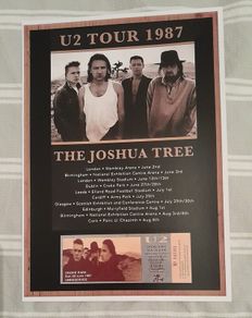 U2 Tour Poster