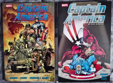 CAPTAIN AMERICA by Dan Jurgens graphic novels. MARVEL Comics