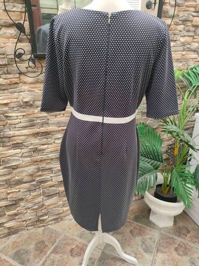 Paper Dolls navy white polkadot Mini dress size 16 Postage included
