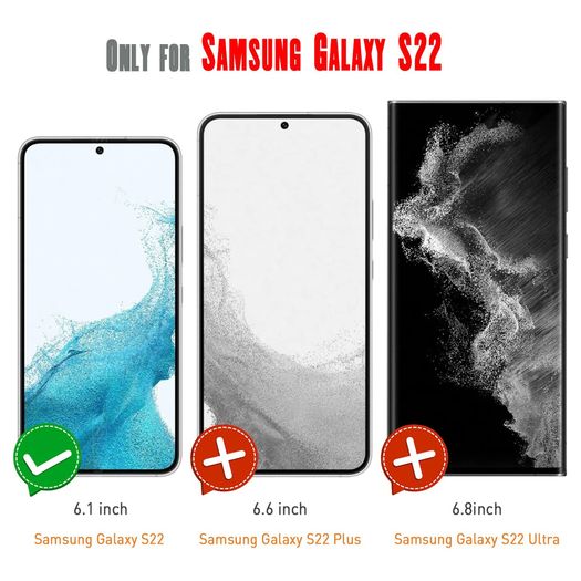 For Samsung Galaxy S22 5G Tempered Glass Screen Protector Guard Case Friendly New - FHT02SMTG