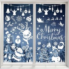 Window Stickers 335pcs Christmas Window Decorations Double Sides Xmas Window Stickers