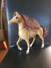 Barbie Doll horse  Head Moves Up And Down Side To Side