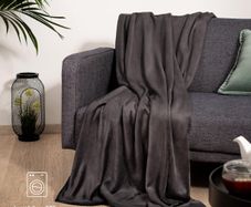 Blumtal Fluffy Blanket - OEKO-TEX Certified Fleece Blanket 130x150 cm