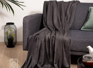 Blumtal Fluffy Blanket - OEKO-TEX Certified Fleece Blanket 130x150 cm