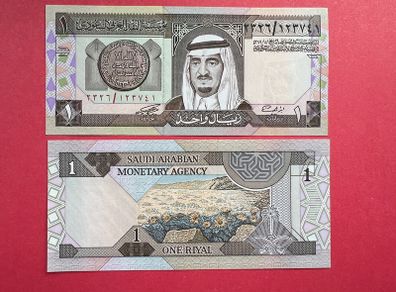 Saudi  Arabia  1 Riyal  1996. UNC