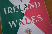 Rare 1956 Ireland Wales Rugby Programme