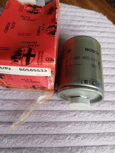 Genuine Alfa Romeo 164,1992-1997, Gtv, Bosch Petrol Fuel Filter 60585533