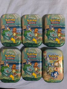 Empty Pokemon Tins
