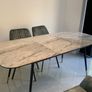 Mid century style Ceramic top dining table Image 3