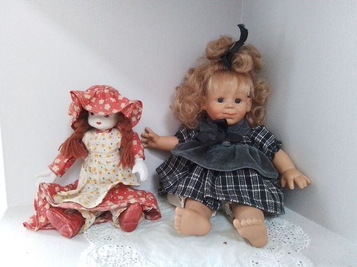 Two Porcelain Dolls