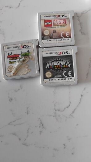 3 games for 3ds (used)