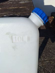 10 ltr water tank/container.