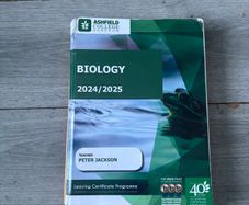 H1 Ashfield Biology notes for leaving cert (free exam papers with it)