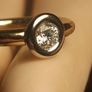 14 ct Yellow Gold with Natural 0.30 carat Natural Diamond Solitaire Ring Image 6