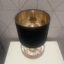2 x bedside lamps rose gold & black Image 2