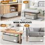 63L Under Bed Storage on Wheels, 2 Pack Rolling Underbed Storage Bins, Grey Under Bed Storage Box with Lid & Label, Underbed Storage Boxes for Clothes, Shoes, Blankets, Toys Image 5