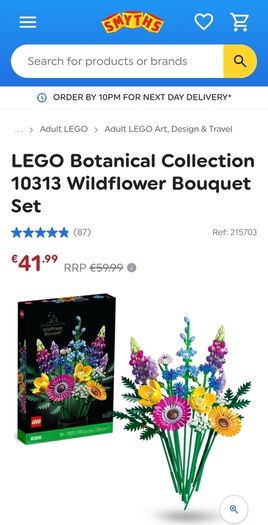 Lego Wildflower Bouquet Set