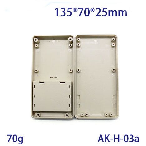 135 x 70 x 25mm 3xAA battery holder standard plastic enclosure project box