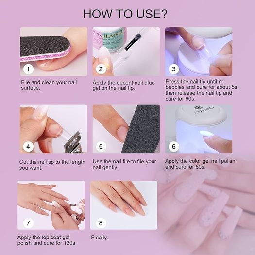 FREE EXPRESS SHIPPING Mini Nail Lamp - 16W U V/LED Nail Dryer U V Light for Nails for Gel Nail Polish, Poly Builder Nail Gel, Glue Gel, Nail Art Tools for Starters Home DIY Professionals Salon