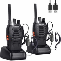 Walkie Talkies Portable and Rechargeable Communicator Transmitter Transceiver radio set