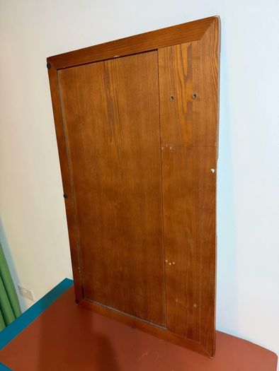wooden mirror