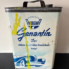 Vintage 1950's German Antifreeze Tin