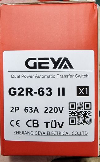 Automatic changeover switch