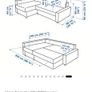 ikea Friheten corner sofa bed grey LIKE NEW Image 5
