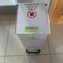 Wipeout metal fire retardant waste bin Image 2