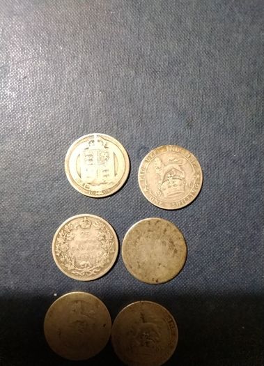 Six  Assorted Coins
