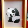 Handmade double-sided silk embroidery Giant Panda table screen home decor Unique gift Suzhou embroidery Image 8