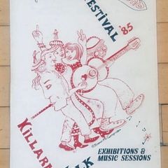 Rare Killarney Folk Festival Poster from 1985