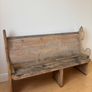Antique church pew / bench Image 2