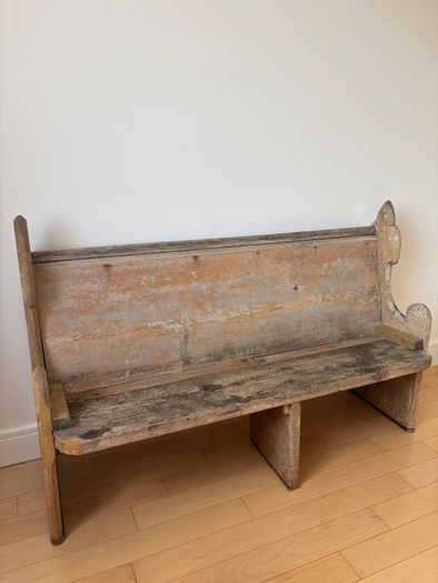 Antique church pew / bench