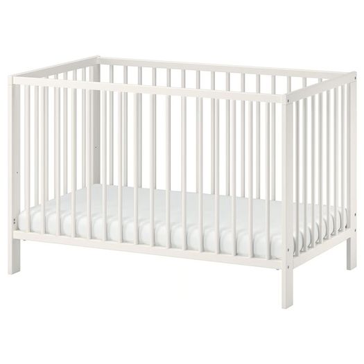 IKEA Gulliver + mattress + sheets