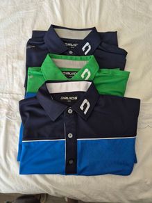 3 Druids golf tops