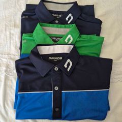 3 Druids golf tops