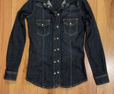 Karen Millen Denim Shirt Size 8
