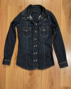 Karen Millen Denim Shirt Size 8