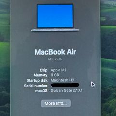 MacBook Air M1 Space Grey