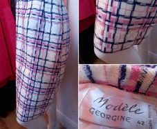 Deadstock Original 1960s Tweed Skirt