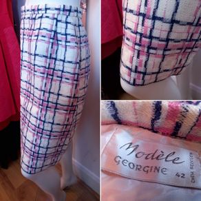 Deadstock Original 1960s Tweed Skirt