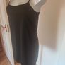 New Look black strappy long line top size UK12 EU40 Postage included Image 3