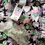 purple and black floral long sleeve tea dress size 14 includes postage Image 5